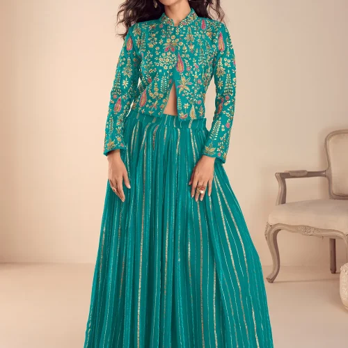 Africa Vestido midi a rayas cont6